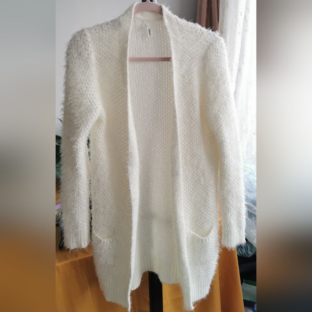 Open cardigan.Ptp:22". L:32"